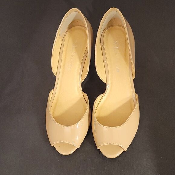 CL BY LAUNDRY PEEP TOE D'ORSAY WEDGE SANDAL - Picture 2 of 15